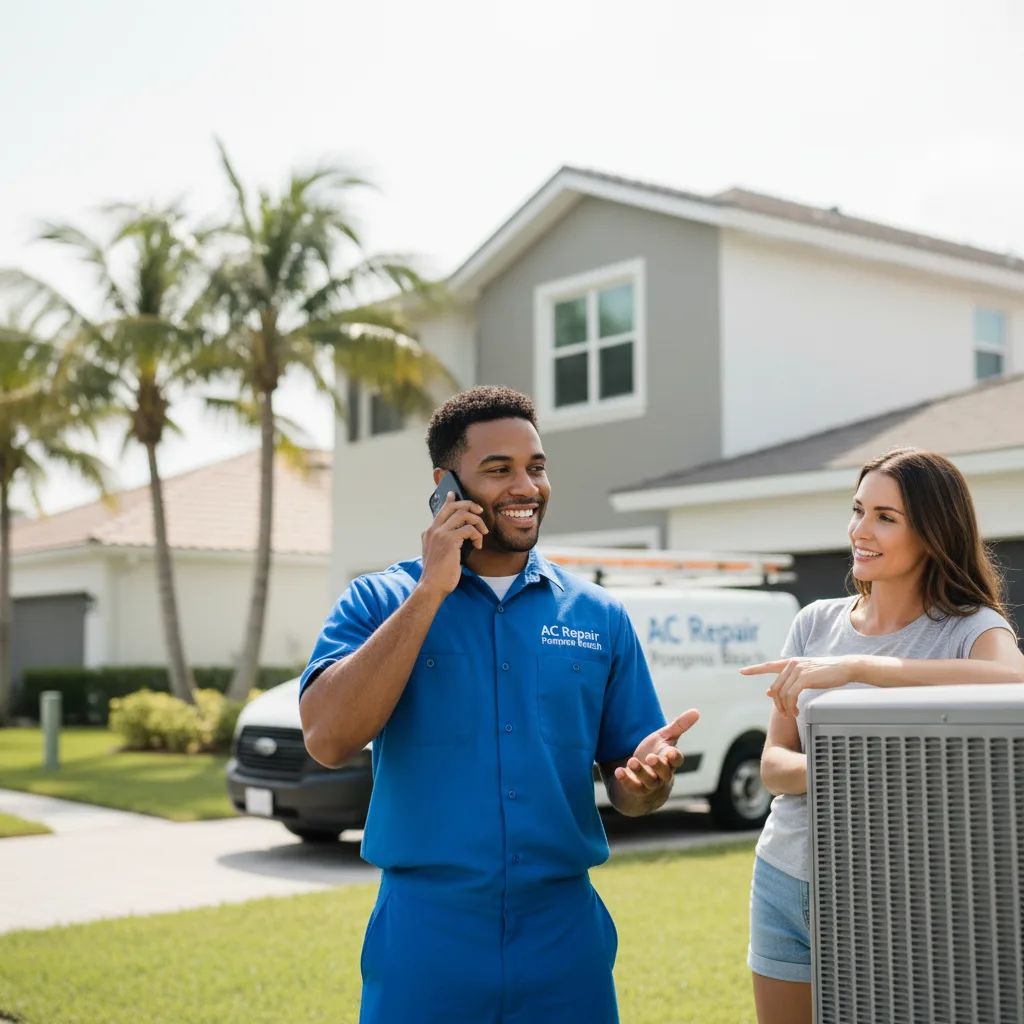 AC Repair Pompano Beach customer support in Franklin Town